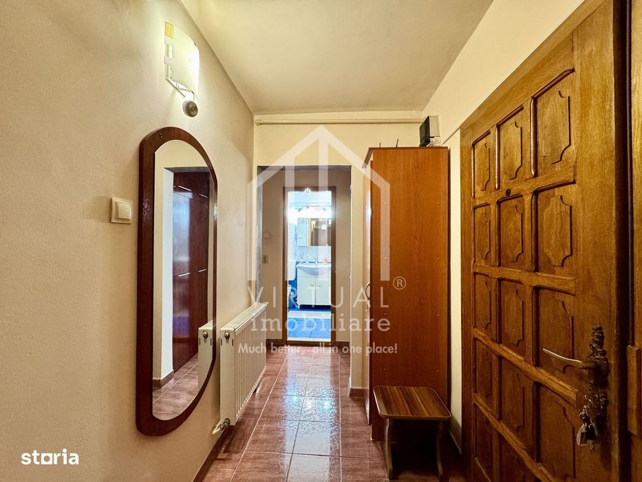 Apartament cu 2 camere, 44mp utili + 2 balcoane, boxa  - Zona Centrala