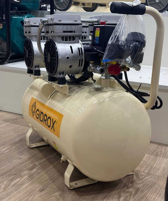 Bezshumniy havo kompressor | 6 litr – 500 litr | Gidrox