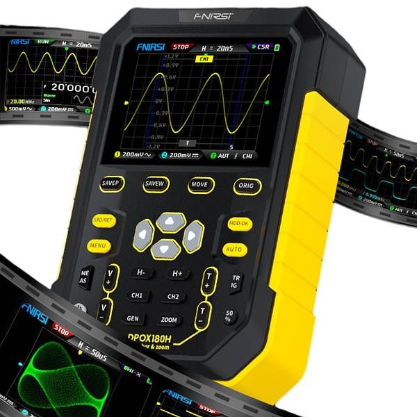 осциллограф двухканальный 180MHz