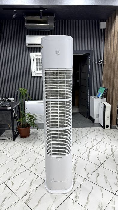 Колонный кондиционер Midea с искуственным интелектом. Kondisaner kansa