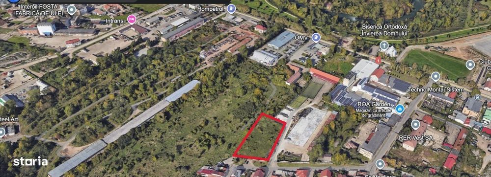 Vând teren intravilan Calea Clujului cu regim de înălțime P+6