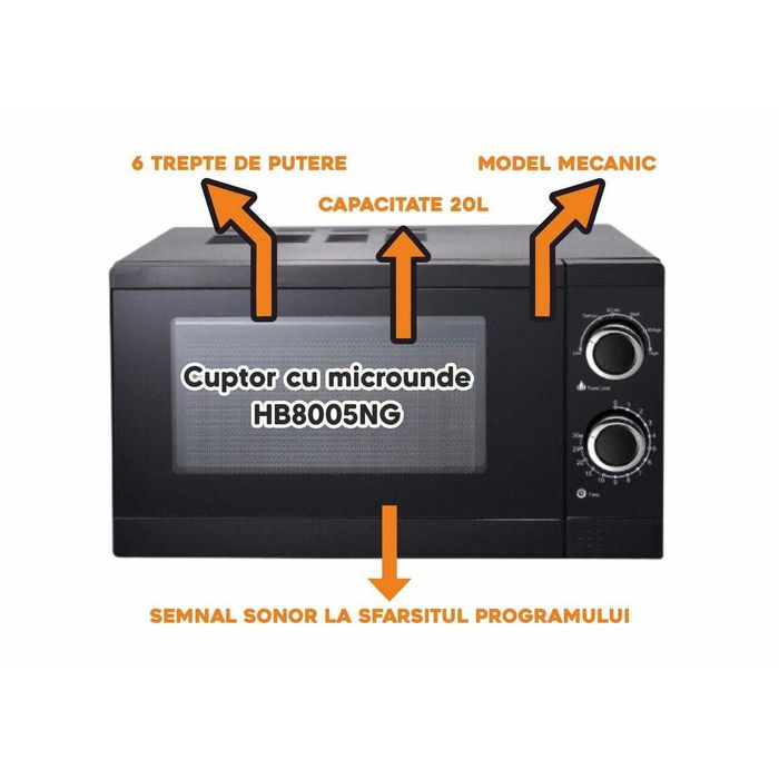 Микровълнова фурна Hausberg HB-8005NG
