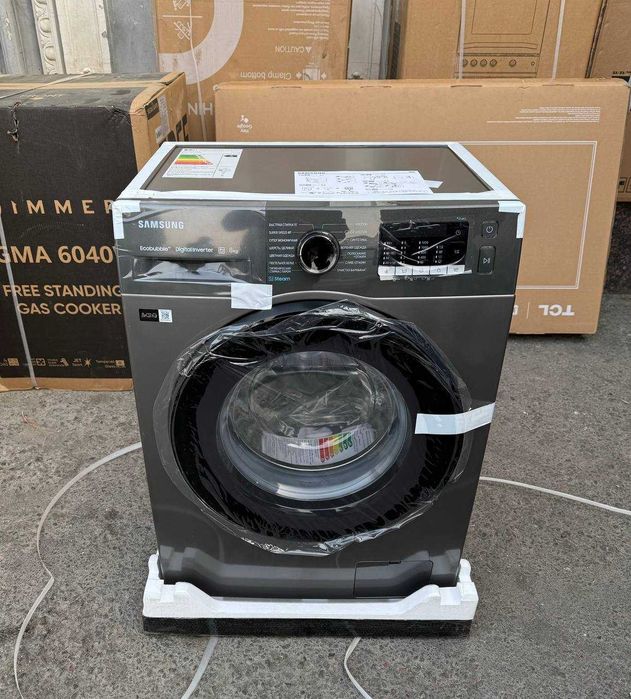 Стиральная машина Samsung 8 кг WW80AGAS26AX Inverter Ecobubble Steam