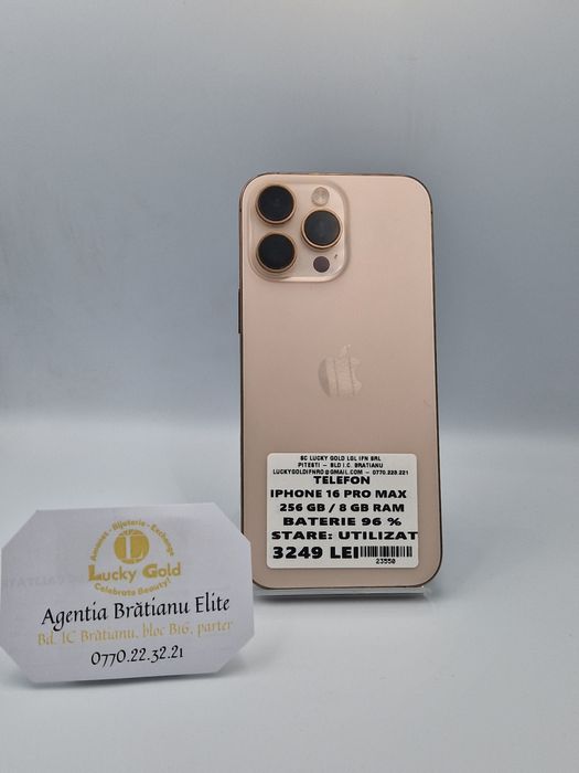 Iphone 16 Pro Max 256 GB Bat 96 cod 23550