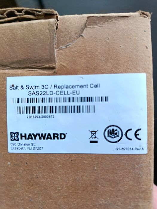 Celulă electroliză  piscină Hayward Salt&Swim