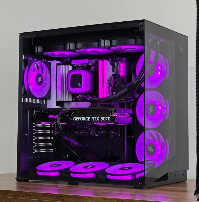 Геймърски компютър - Нов | Ryzen 7 7800X3D | RТX 5070 | DDR5 RAM | SSD NVMe