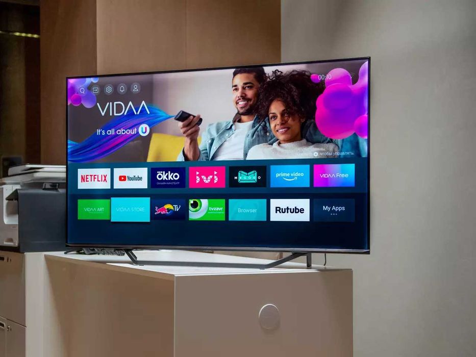 Телевизор Hisense 65 4K UHD Smart TV доставка бесплатно