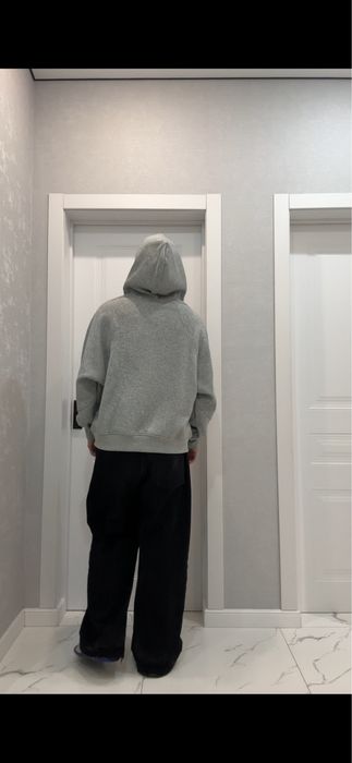 Базовая сервя зип худи оверсайз