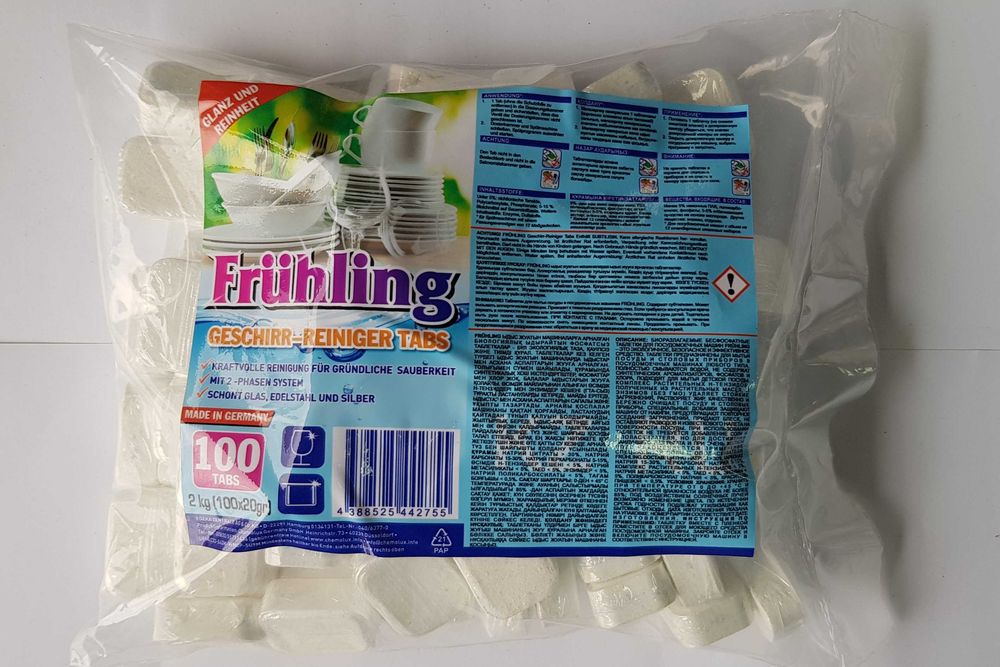 Таблетки для посудомоечной машины Frühling