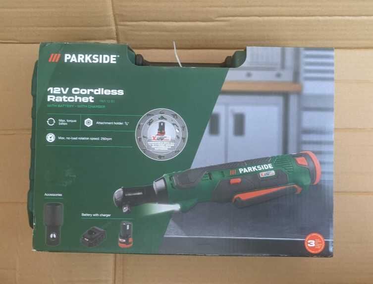 Нова 12V Акумулаторна Тресчотка Parkside Парксайд