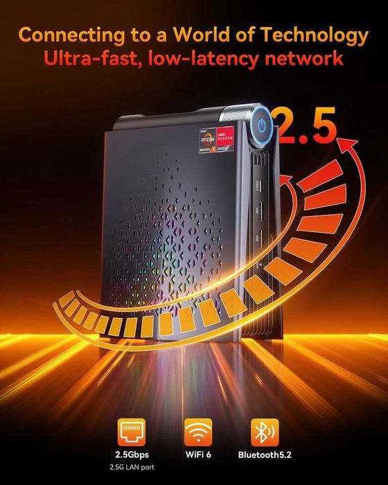 мини ПК на процессоре AMD Rizen 7 8745HS