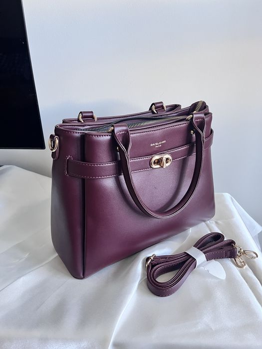 Чанта David Jones бордо