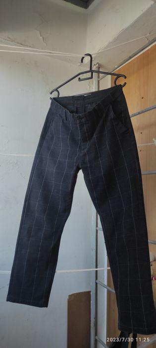 Брюки в клеточку