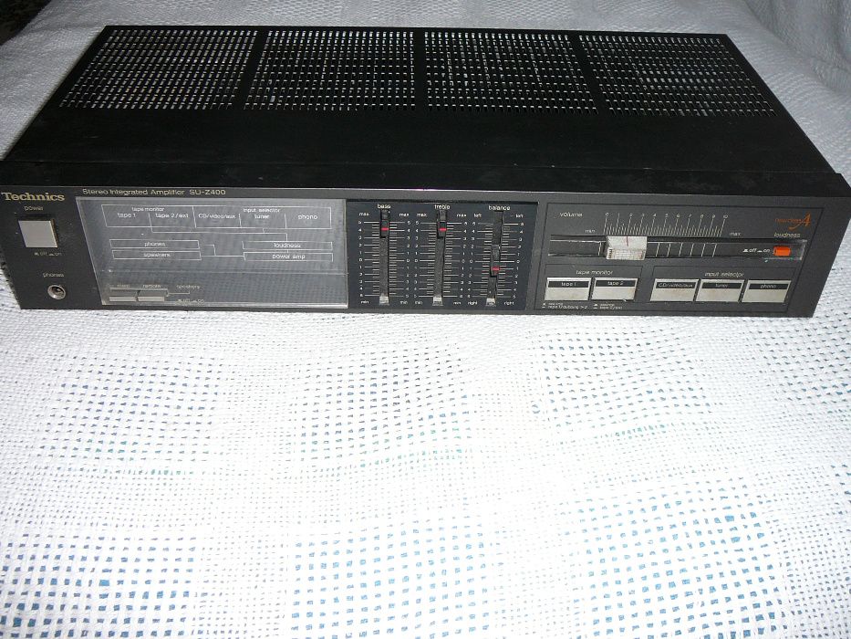 усилвател с тунер техникс в отлично техническо състояние работещи п