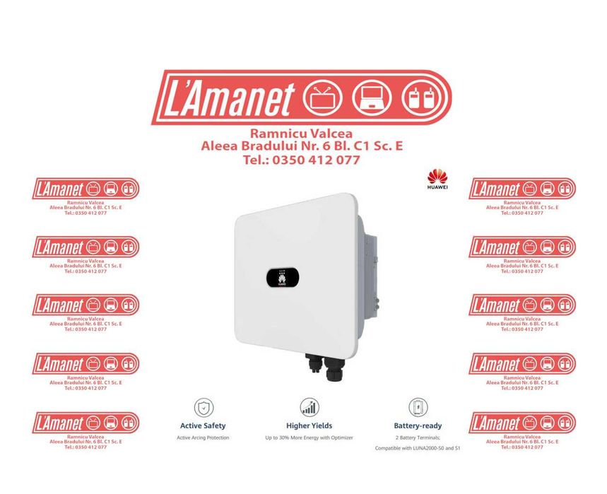 Invertor ongrid hibrid trifazat Huawei SUN200025KMB0 25kW batery ready