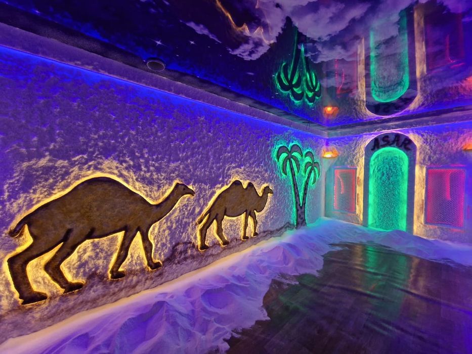 Тұзды бөлме. Солевая шахта. Сольная комната