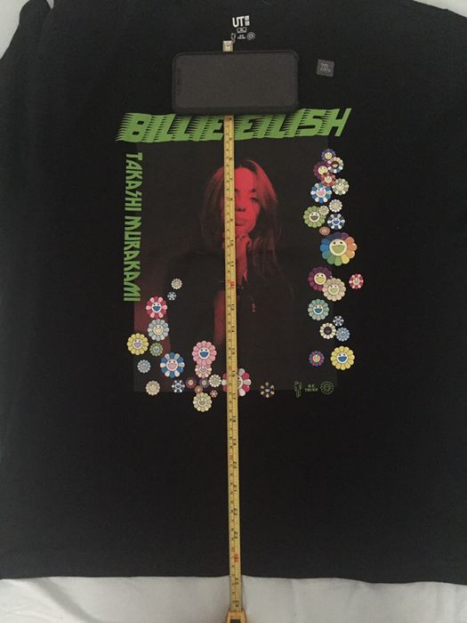Tricou Uniqlo x Takashi Murakami x Billi Eilish