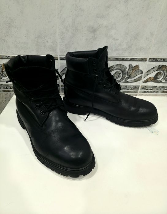 Мъжки боти Timberland, 44.5 (29.5см), Черни, Кожа