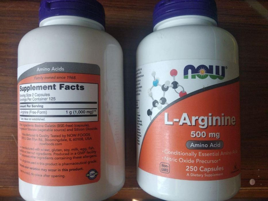 Now foods, L-Arginine 500 mg. Л-аргинин 500мг. из Америки  л аржинин