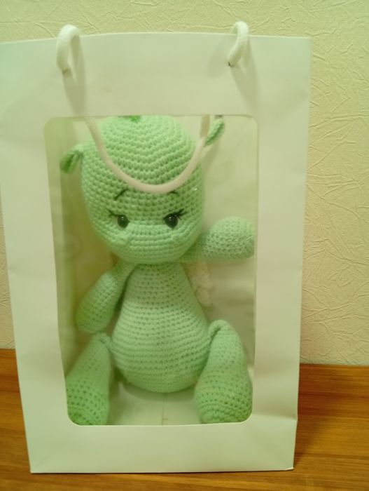 Динозаврик ручная работа