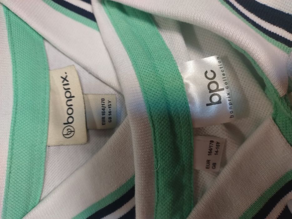 8 tricouri albe de școală Zara 152