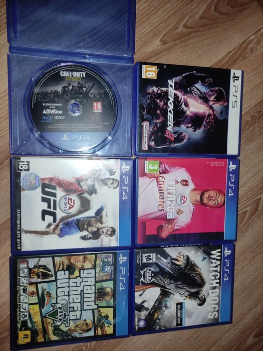 Игры для ps4 call of duty,Tekken8. Ufc.fifa 20. Gta