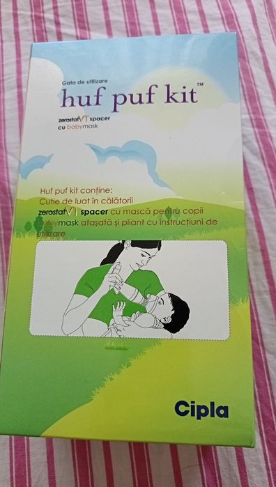 Kit pentru administrare tratament inhalator in doze măsurate la copii