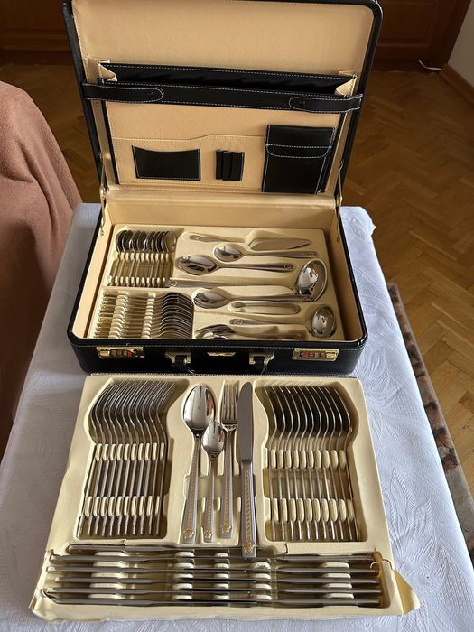 Комплект 12 човекa Bachmayer Solingen серия Италия Gold & Satin Finish