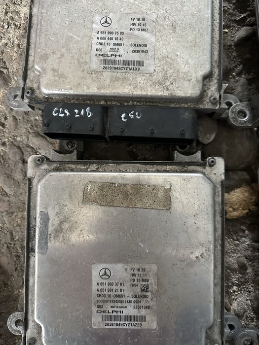 ECU компютър двигател Mercedes OM 651 E C CLS w204 w207 w212 w205 w218