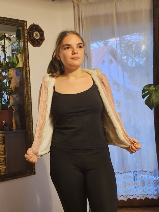 Vand fleece roz și fleece fucsia