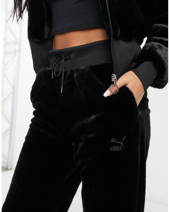 Pantaloni Puma Joggers Faux fur