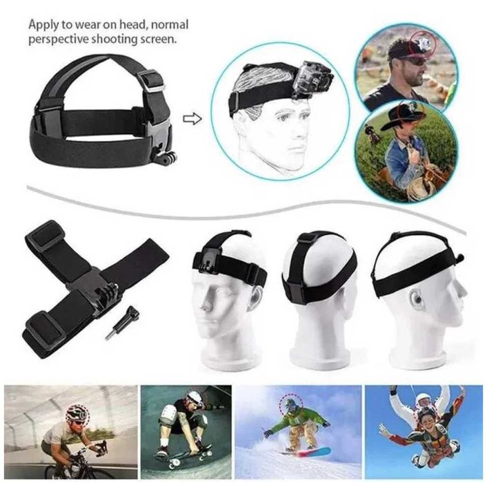 Kit Set Accesorii Elementare Camera GoPro Orice Model 8 9 10 11 12 13