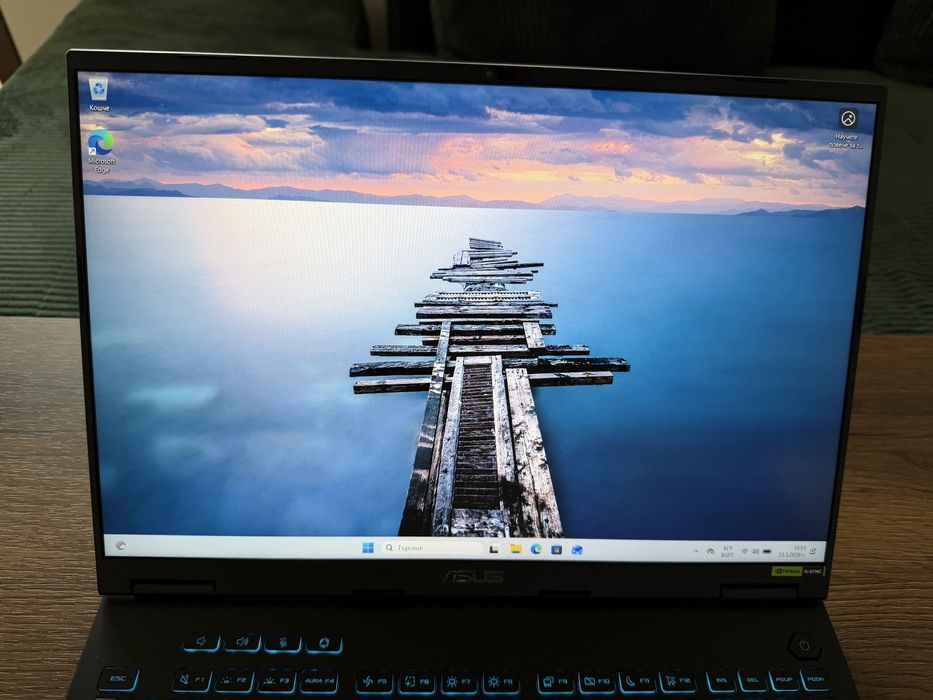 Лаптоп ASUS TUF F16 i5-14450 RTX 5060 8GB 1TB SSD 165Hz 16"