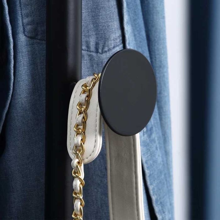 Закачалка за дрехи HOMCOM, 4 пръта и 8 куки, мраморна основа