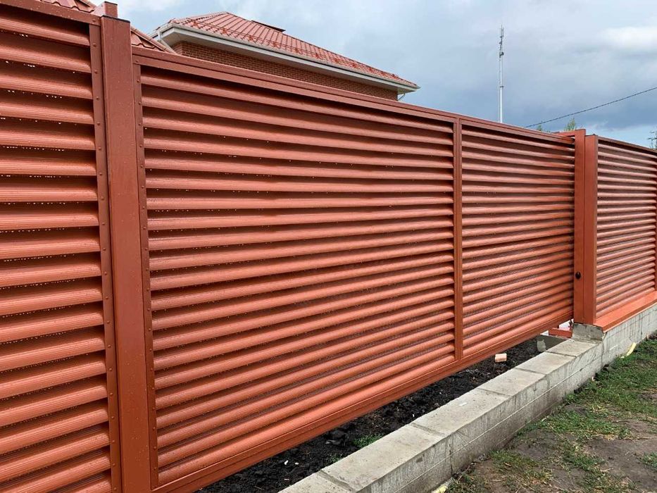 Забор жалюзи от производителя