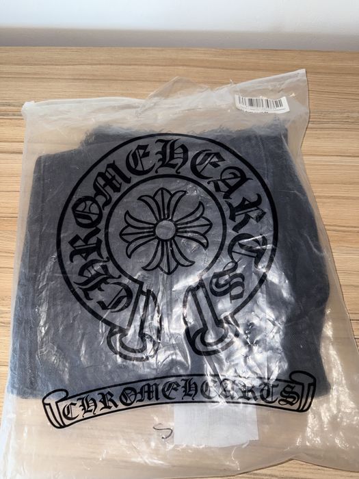 Blugi negri chrome hearts