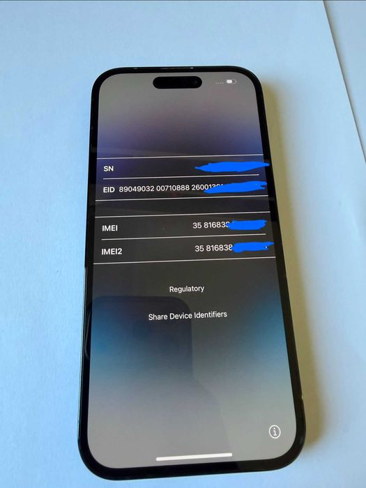 Продавам iPhone 14 Pro 512GB Space Black