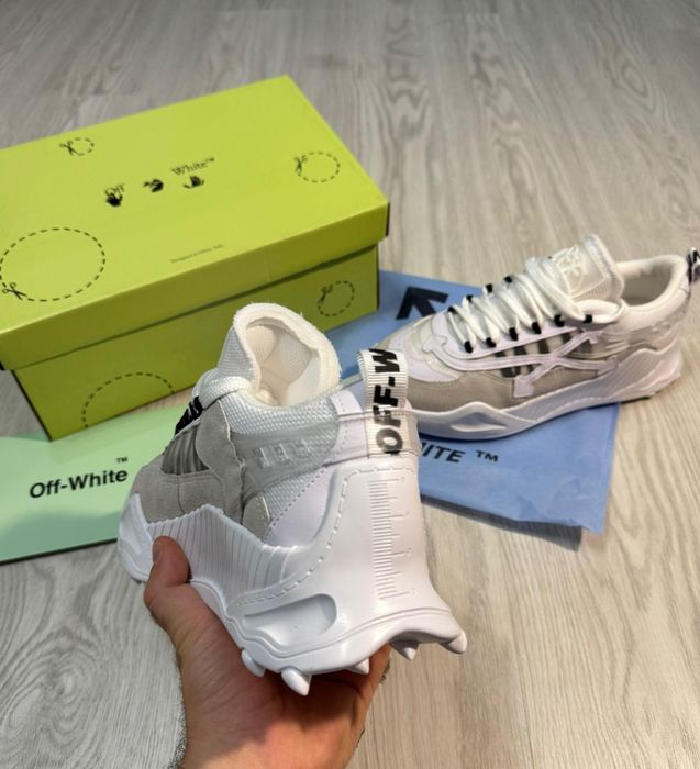 ULTIMELE PERECHI!! Adidasi / Sneakers Off-White Odsy 1000 Alb  Marimi 40-44 Unisex