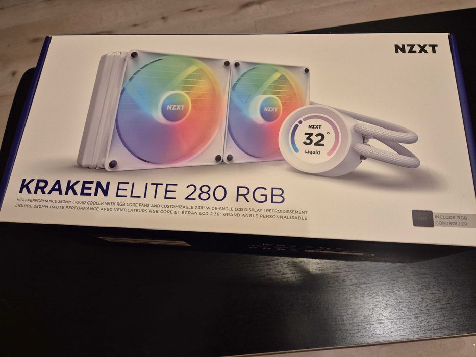 Cooler  NZXT Kraken Elite 280 RGB 280mm, Alb