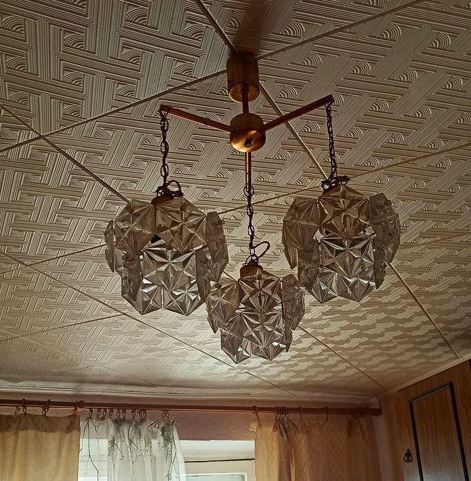 Продам люстра, хрусталь, СССР, Советская, винтаж, для дома
