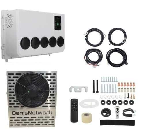 Aer condiționat auto SLIM 12V/24V, climă staționară, camion,duba