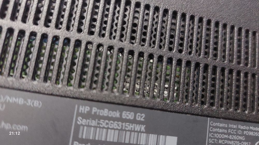 Hp Probook 650 g2 i5 6200