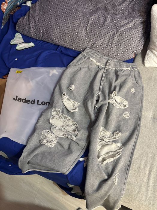 Jaded London Distressed Looback Pants