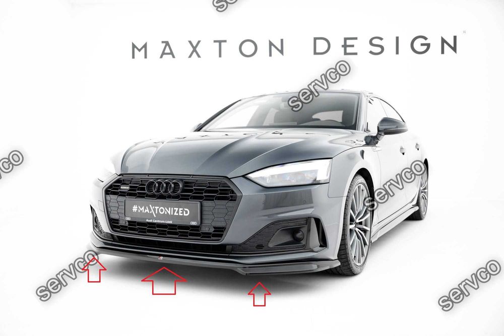 Prelungire bara fata Audi A5 F5 Facelift 2019-2024 v1 - Maxton Design