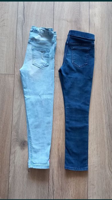 Pantaloni blugi, fete 5-6 ani