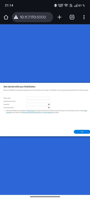 Nas synology ds216se