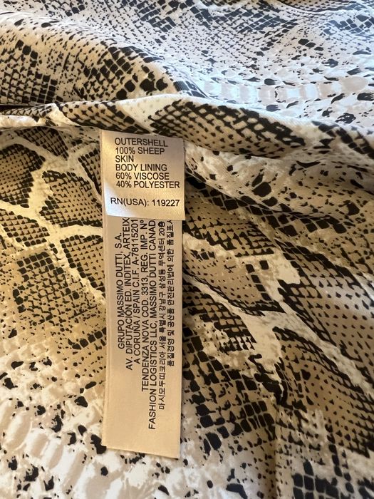 Geaca piele dama massimo dutti