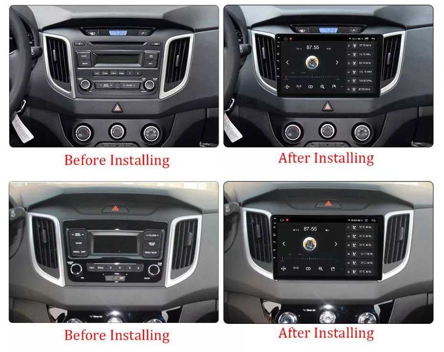 Navigatie Android 14 Hyundai Santa Fe IX25 2015+ 1/8 Gb CarPlay Camera