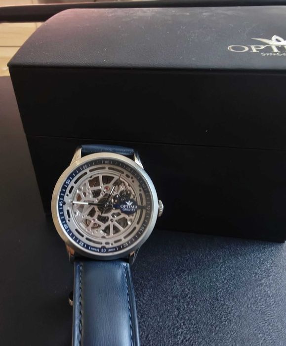 Ceas bărbătesc automatic elvețian Optima Gravity