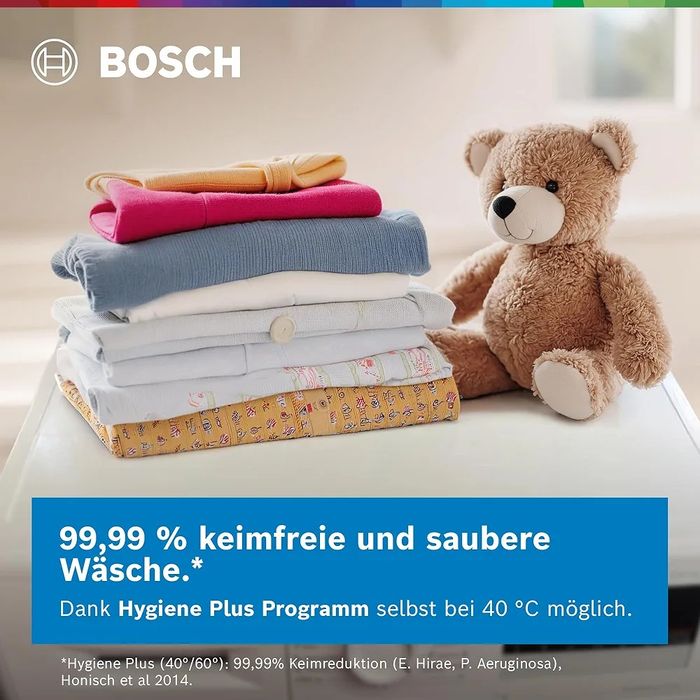 Нова инверторна смарт пералня Bosch Series 6 10 кг 1400 об/мин i-DOS WGG254F10